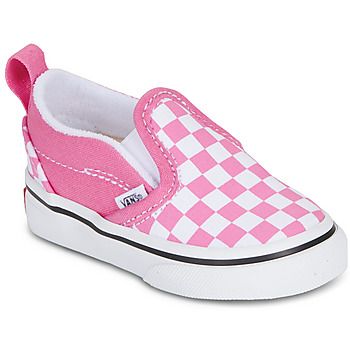 Vans Zapatos Slip-On V COLOR THEORY CHECKERBOARD Pink Fizz para niña