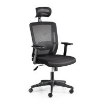 euromof sofia silla de oficina ergonomica negra