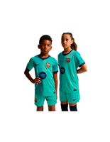 camiseta de futbol nike barcelonafc df ss stad 3r infantil verde