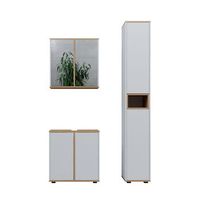 set de muebles de bano didi 3 partes con unidad alta vicco