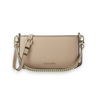 Michael Kors para mujer. 32S5GYTU1L Bolso Pochette transformable Bryant pequeño de piel granulada beige (OSFA), Casual