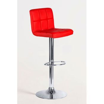 Pack 2 Taburetes Casper De Polipiel 105*44*40 Cm - Rojo