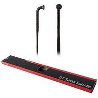 dt swiss caja 20 radios planos dt aerolite 20x09x256mm negro niro sin boquilla
