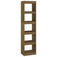 estanteriadivisor de espacios pino marron miel 40x30x1675 cm vidaxl