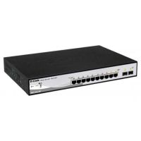 switch d-link dgs-1210-10p 8 puertos gigabit poe 2 sfp gestionado rack 1u