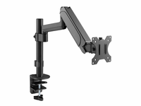 soporte pantalla para mesa 17 - 32 aluminio muelle de gas equip inclinable y giratorio 360 max vesa 100x100 hasta 9kg