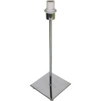 base para sobremesa pic cuadrado 1xe14 l13xan13xal40cm cromo