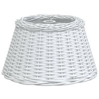 pantalla para lampara de techo mimbre blanco o50x30 cm vidaxl