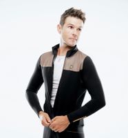 chaqueta ciclista con luz de seguridad antares 25 hombre xxl