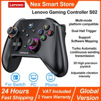controlador de juegos inalambrico bluetooth lenovo s02 gamepad inalambrico con gatillos dual hall para switch pc android ios tv