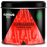 aldous bio ashwagandha con pimienta negra ecologica 250 capsulas