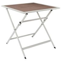 mesa metal bcn blanca 70x70