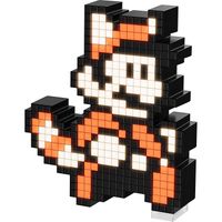 pdp pixel pals nintendo raccoon mario - lampara de figuras estilo retro