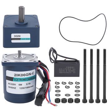 Motor De Reducción De Engranajes 6w, Ac220v