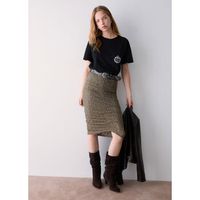liu jo falda falda midi en encaje para mujer