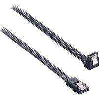 modmesh 30 cm right angle sata 3 cable - carbon grey grey
