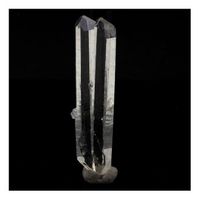 cuarzo - natural pierre de francia la gardette mine en giraud bourg doisans isere  cristal de doble terminado autentico  2234 ct - certificado