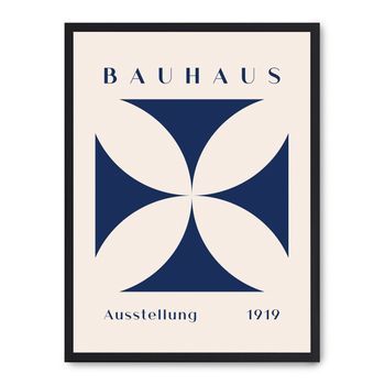 Cuadro Bauhaus Blue Flower
