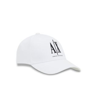 A|X Armani Exchange para mujer. XW001179AF14711U0002 Gorra Base blanco (OSFA), Casual, Algodón