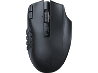 raton gaming - razer naga v2 hyperspeed inalambrico 30000 dpi 21 controles programables hasta 250 h negro