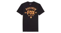 camiseta de manga corta fox slogan premium negra