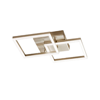 lampara de techo led bard moderna de 39 w oro mate 3394-22-225 fabas luce