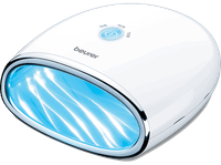 secador de unas - beurer mp 48 led 18 temporizador diseno compacto blanco