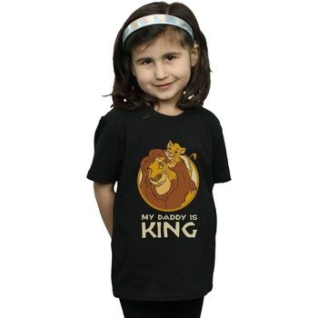 Disney Camiseta The Lion King My Daddy Is King para niña