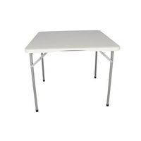 well home mesa plegable foramto cuadrado de polietileno 70x70x75cm