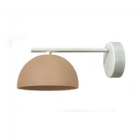aplique de pared led absis terracota 35w