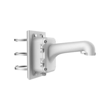 Soporte Hikvision DS-1604ZJ-BOX-POLE aluminio con caja de conexiones 10kg interior/exterior