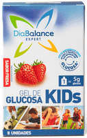 diabalance gel glucosa kids sabor fresa 8 uds