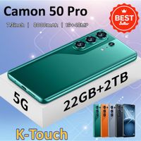 telefono movil k-touch camon 50 pro android 15 smartphone 73 hd 22gb 2tb 8000mah desbloqueo facial 5g doble sim camara 1648mp para hombres y mujeres