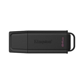 Unidad flash USB Kingston DataTraveler Exodia 64GB USB 3.2 Gen 1 negra