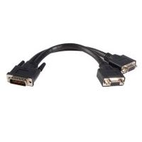 cable de 02m de lfh59 dms-59 a doble dual vga - dms59 macho - 2x vga hembra