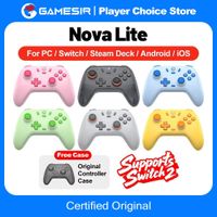 gamesir nova lite gamepads pc para nintendo switch 2 controlador switch steam android ios iphone control hall efecto joystick