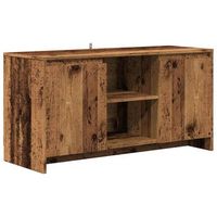mueble de tv madera de ingenieria envejecida 102x375x525 cm vidaxl