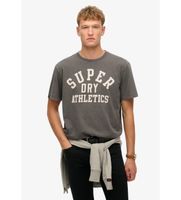 superdry para hombre m1012176a camiseta grafica athletic essential gris xxl casual algodon manga corta
