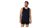 asics core run tank blue homme