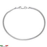 pulsera barbada de plata 925 2mm