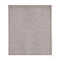 estoralis - estor enrollable translucido  falso liso  140 x 255 cm anchoalto tamano tela 137 x 250 cm  bran  tabaco