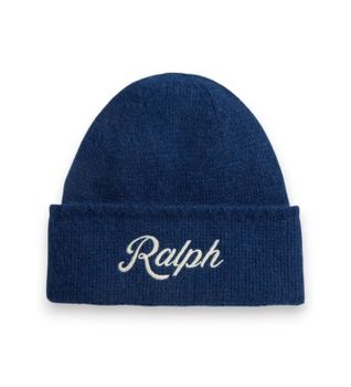 Polo Ralph Lauren para hombre. 449P20248002 Gorro Ralph marino (OSFA), Casual, Lana