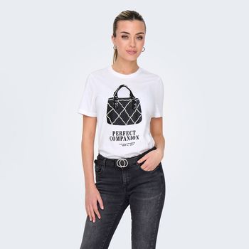 Only Camiseta Blanca 15343171-BRIGHT WHITE