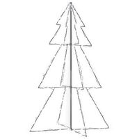 arbol de navidad 200 luces led interior y exterior 98x150 cm vidaxl