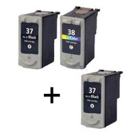 compatible multipack canon pixma mp210 printer ink cartridges 3 pack -2145b001