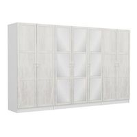 armario kale country-3848 blanco 315x210x52 cm