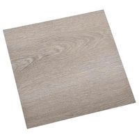 tablones de suelo autoadhesivos gris topo 305 x 305 cm vidaxl