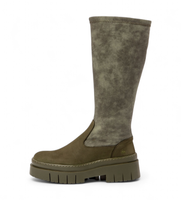 art para mujer 1195612220030g3 botas 1956 amberes verde 38 piel 3 a 5cm cremallera casual