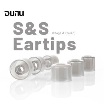 Puntas de silicona DUNU S&S Stage&Studio L/M/S (3 pares) para diámetro de boquilla de 4-5,5 mm