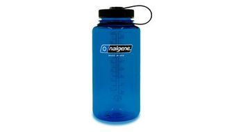 Botella nalgene de gran abertura state azul de 1l